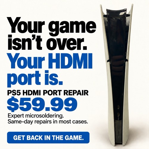 Riparazione porta hdmi ps5 - porta, e