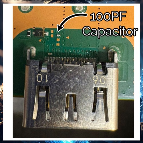 Condensatore ps5 hdmi 100pf - condensatore,