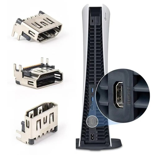 5pz connettore presa porta - 5pz,